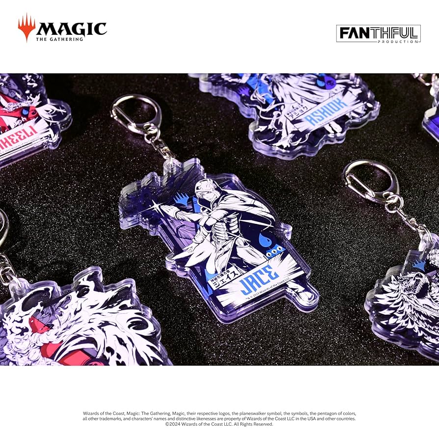 マジック：ザ・ギャザリング　トレーディングアクリルキーチェーン　6個セット マジック：ザ・ギャザリング トレーディングアクリルキー